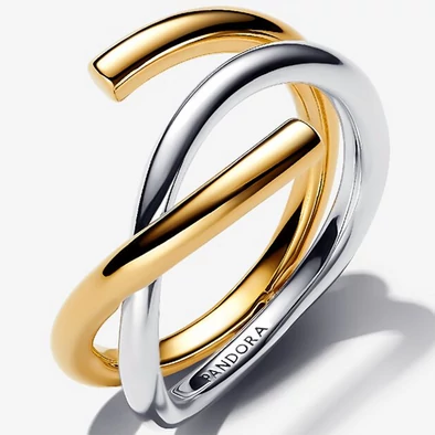 Pandora organikus formájú dupla gyűrű - 163889C00-50