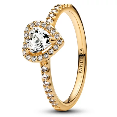 Pandora Arany kiemelt szív gyűrű - 168421C01-50