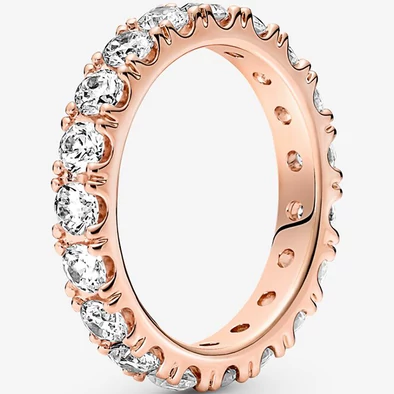 Pandora rozé örök szikrázó sor gyűrű - 180050C01-50
