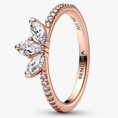 Pandora rozé csillogó Herbárium gyűrű - 182392C01-50