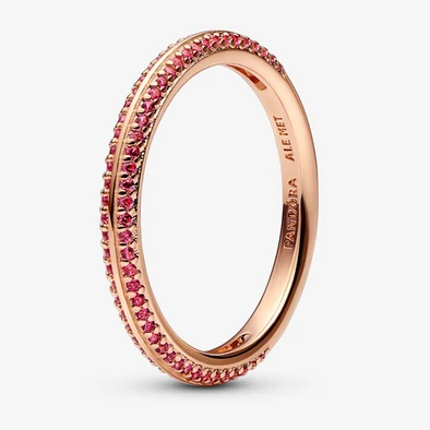 Pandora csillogó rozé Me gyűrű - 189679C02-50