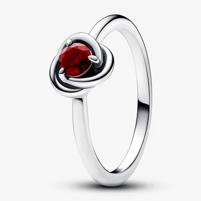 Pandora ezüst születésköves január gyűrű - 192993C01-50