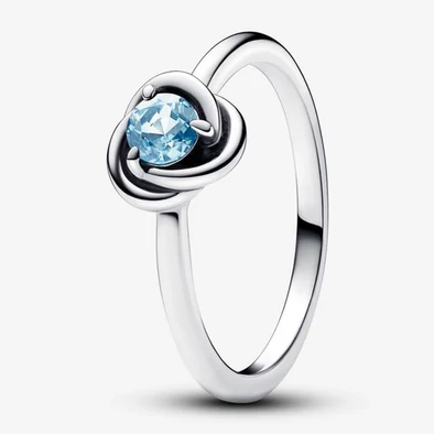 Pandora ezüst születésköves március gyűrű - 192993C03-50