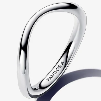 Pandora organikus formájú ezüst gyűrű - 193314C00-50