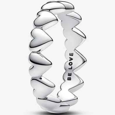 Pandora ezüst végtelen szívek gyűrű - 193427C00-50