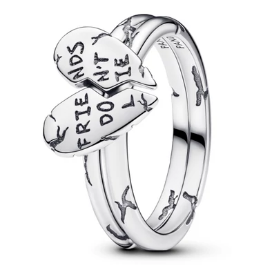 Pandora Stranger Things A barátok nem hazudnak szétválaszható gyűrű - 193575C00-50