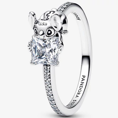Pandora Disney Stitch és kő gyűrű - 193740C01-50
