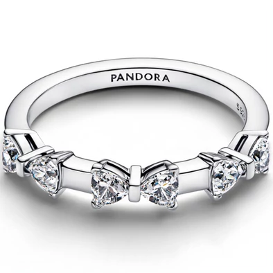Pandora szikrázó masnik gyűrű -  194233C01-48 Pandora szikrázó masnik gyűrű -  194233C01-48