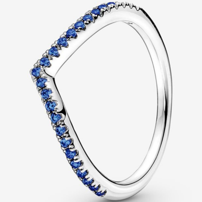 Pandora kék ragyogó kívánság gyűrű - 196316C02-48