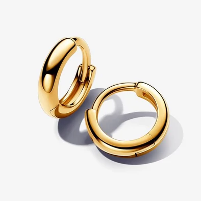 Pandora aranyozott kerek kis karika fülbevaló - 263286C00