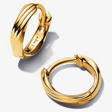 Pandora csavart Huggie fülbevaló - 263871C00