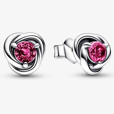 Pandora pink végtelen körök fülbevaló - 292334C05