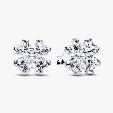 Pandora négylevelű lóhere ezüst fülbevaló - 294500C01