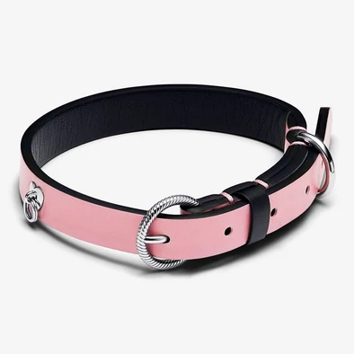 Pandora fekete bőr kisállat nyakörv - 312262C02-S