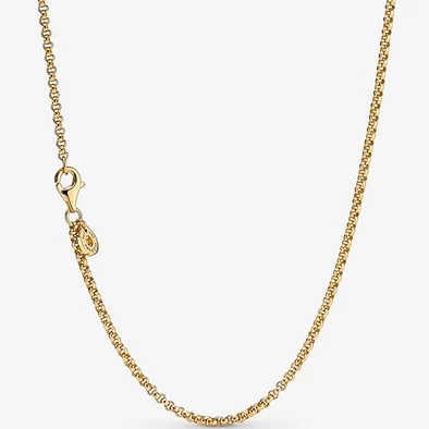 Pandora sárga arany rolo láncos nyaklánc - 369260C00-60