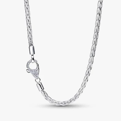 Pandora szikrázó kapcsos ezüst nyaklánc - 394463C01-45