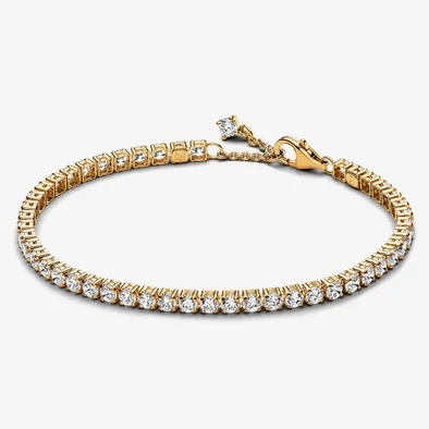 Pandora szikrázó arany teniszkarkötő - 561469C01-18
