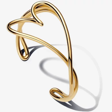 Pandora organikus formájú szív karperec - 563808C00-2 Pandora organikus formájú szív karperec - 563808C00-2