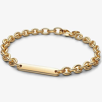 Pandora Gravírozható lemezes szemes karkötő - 569523C00-16 Pandora Gravírozható lemezes szemes karkötő - 569523C00-16