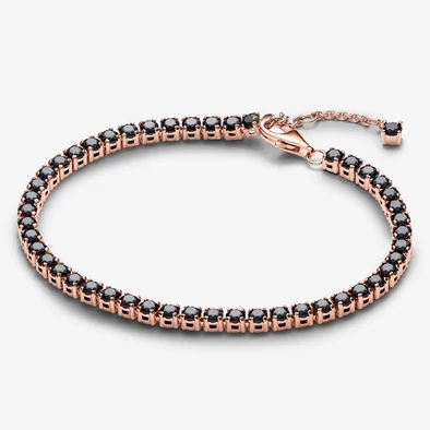 Pandora fekete szikrázó tenisz karkötő - 581469C02-16 Pandora fekete szikrázó tenisz karkötő - 581469C02-16