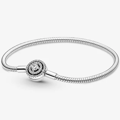 Pandora Moments csillogó karikák karkötő - 590038C01-16 Pandora Moments csillogó karikák karkötő - 590038C01-16