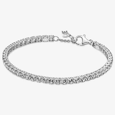 Pandora csillogó ezüst tenisz karlánc - 591469C01-16