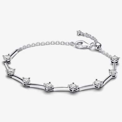Pandora ezüst szikrázó köves karlánc - 593009C01-16