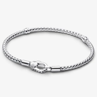 Pandora Szegecselt kapcsos és láncos Moments karkötő - 593681C00-16 Pandora Szegecselt kapcsos és láncos Moments karkötő - 593681C00-16