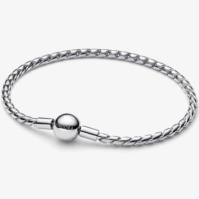 Pandora kerek kapcsos ezüst Moments karkötő - 594028C00-17 Pandora kerek kapcsos ezüst Moments karkötő - 594028C00-17