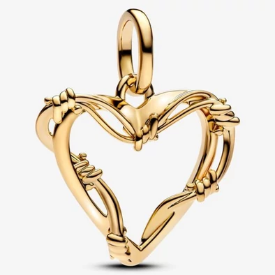 Pandora Szögesdrót szív függő charm - 762526C00 Pandora Szögesdrót szív függő charm - 762526C00