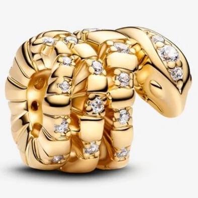 Pandora Összetekeredett kígyó charm - 763618C01