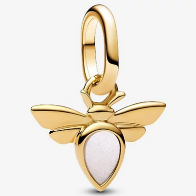Pandora fehér méh mini függő charm - 763826C01 Pandora fehér méh mini függő charm - 763826C01