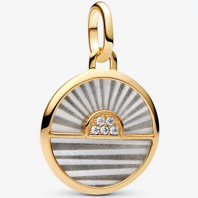 Pandora napfelkelte medál charm - 763859C01 Pandora napfelkelte medál charm - 763859C01