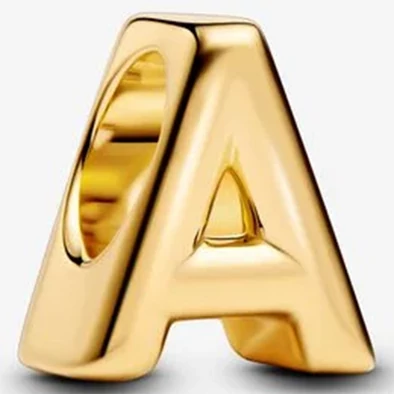Pandora arany "A" betű charm - 763947C00