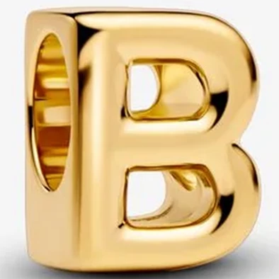 Pandora arany "B" betű charm - 763948C00