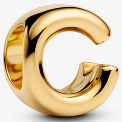 Pandora arany "C" betű charm - 763949C00