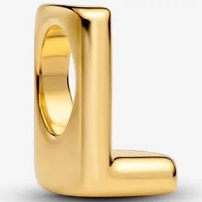 Pandora arany "L" betű charm - 763958C00
