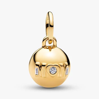 Pandora "MOM" aranyozott gömb függő - 764457C01