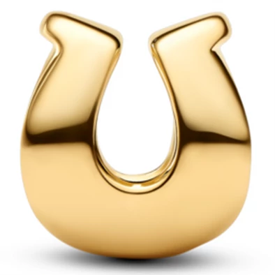 Pandora aranyozott szerencsepatkó mini charm  - 764517C00