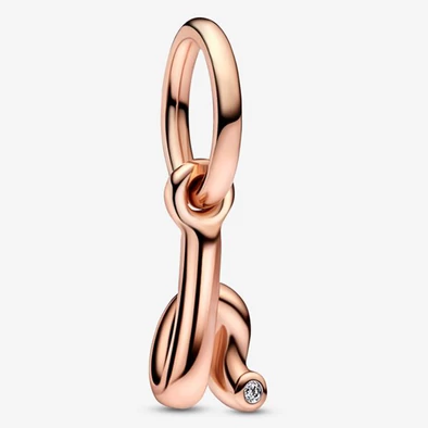 Pandora rozé H betű függő - 782462C01