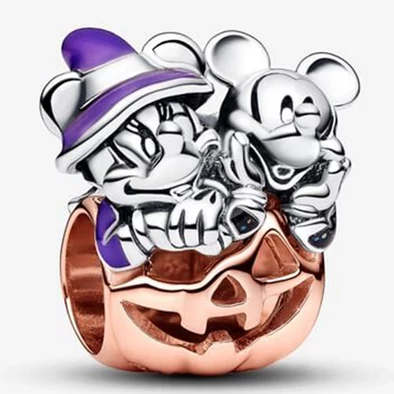 Pandora Moments Mickey&Minnie Halloween tök charm- 782816C01