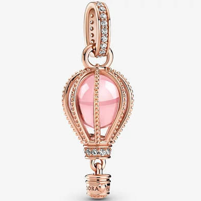 Pandora rózsaszín rozé hőlégballon függő - 789434C01
