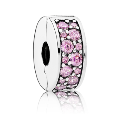Pandora rózsaszín ragyogó elegancia klip - 791817PCZ