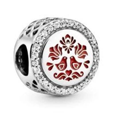 Pandora Kalocsai mintás charm charm - 792016CZ_E010