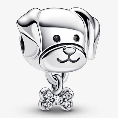 Pandora kutya & csont charm - 792254C01