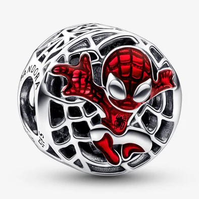 Pandora Marvel áttetsző hálós Pókember charm - 792350C01