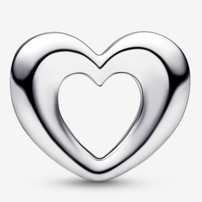 Pandora sugárzó nyitott szív charm - 792492C00