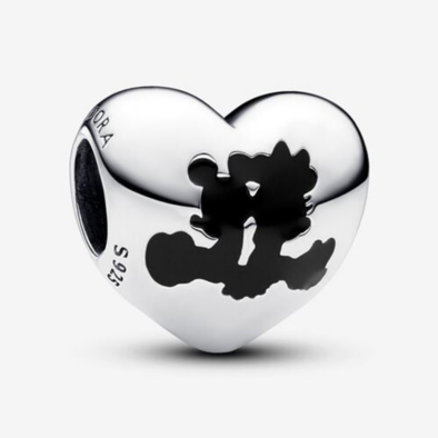 Pandora Disney Mickey és Minnie egér szív charm - 793092C01