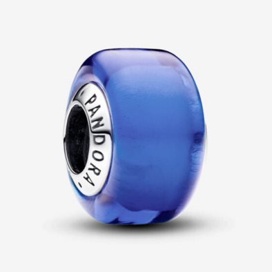 Pandora kék mini muránói üveg charm - 793105C00