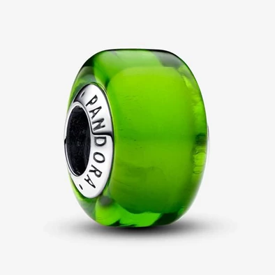 Pandora zöld mini muránói üveg charm - 793106C00